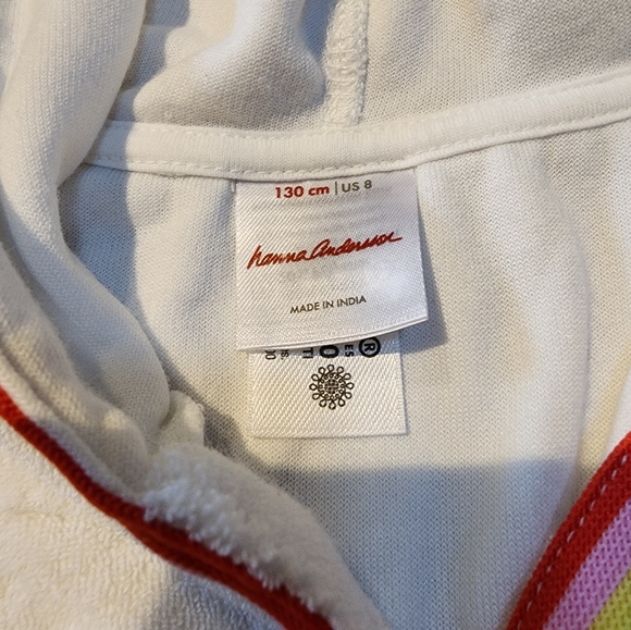 Hannah Andersson Loop Terry Hoodie Coverup - Picture 2 of 2